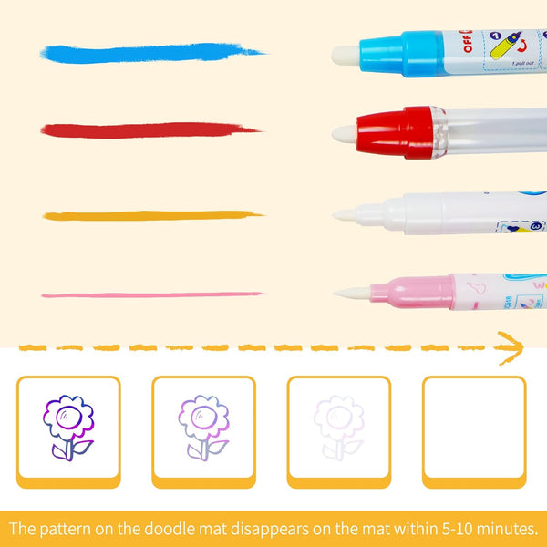 🎁Water Doodle Mat ,Aqua Painting Drawing Mat Mess Free Learning Toy Mat