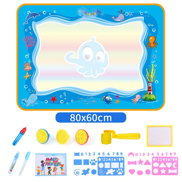 🎁Water Doodle Mat ,Aqua Painting Drawing Mat Mess Free Learning Toy Mat