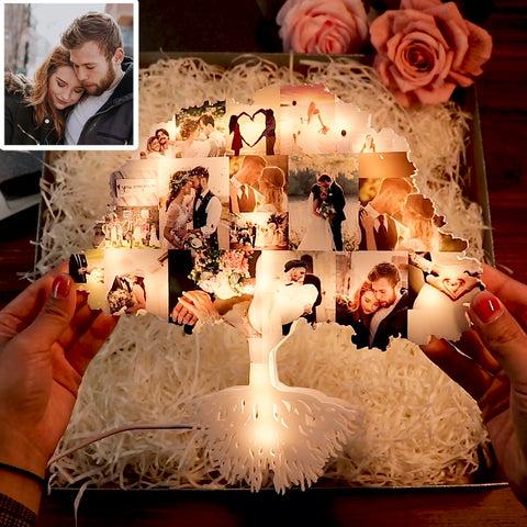 Personalized family tree photo frame