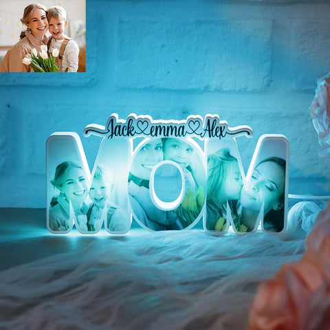 Personalized MOM Photo Light